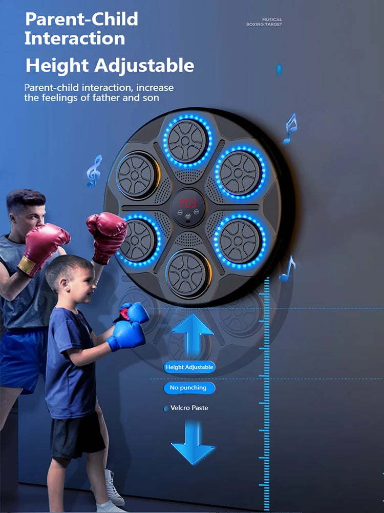 New Music Boxing Machine Smart Bluetooth Wall Mounted Trainer