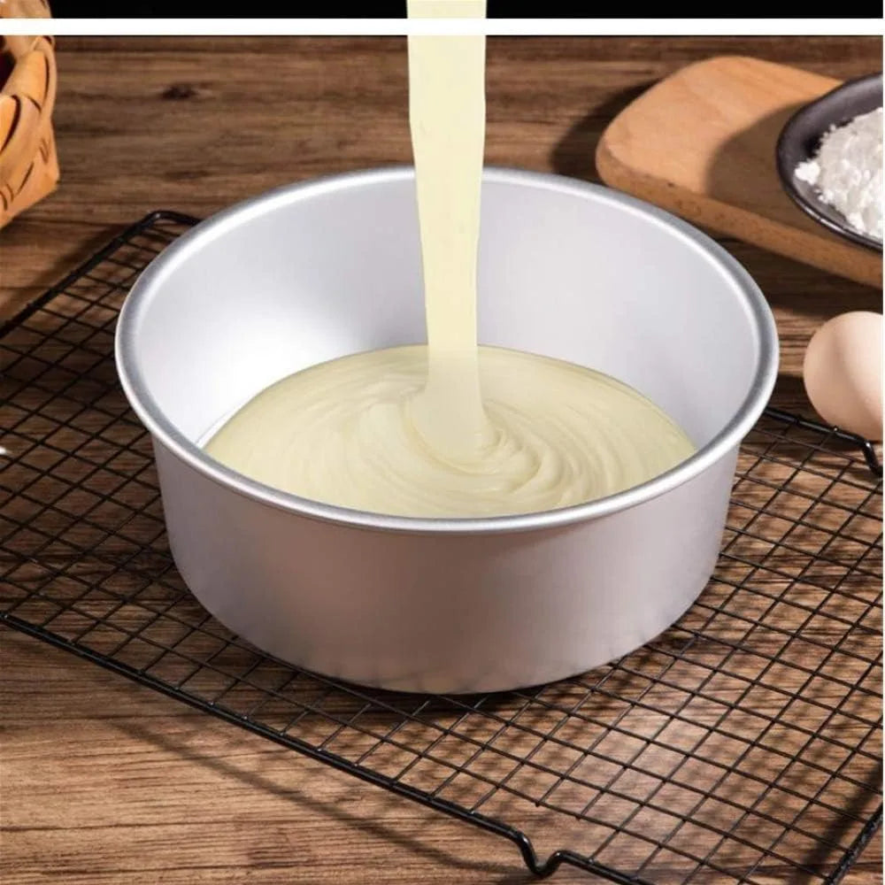 5 Packets of 5 X 2 Round Aluminum Cake Pan Set