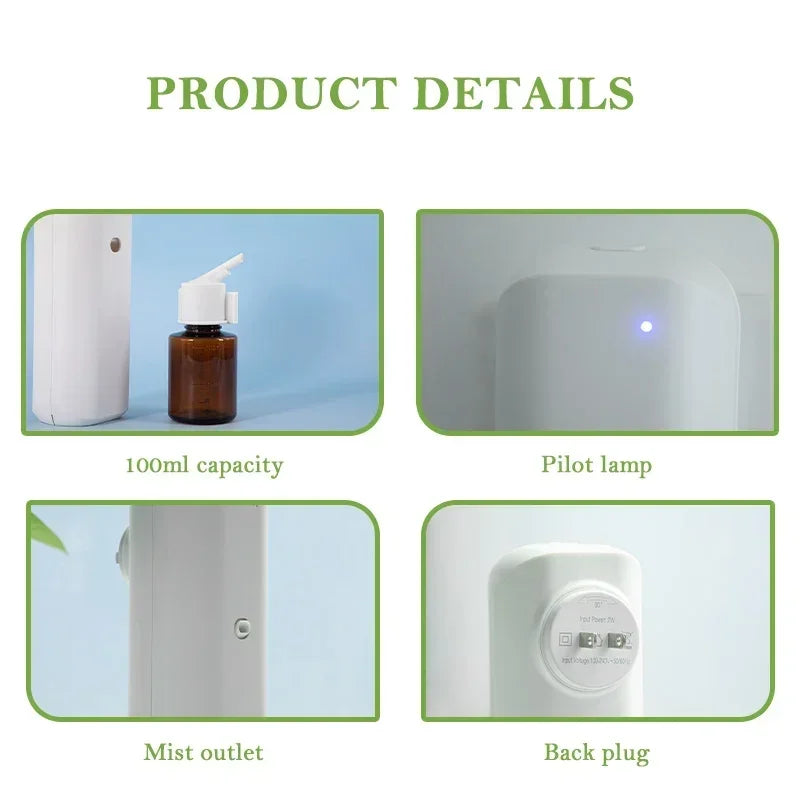 Namste Coverage 300m³ Aromatherapy Diffuser Bluetooth Home Air Purifier Wall Mounted Electric Fragrance Machine