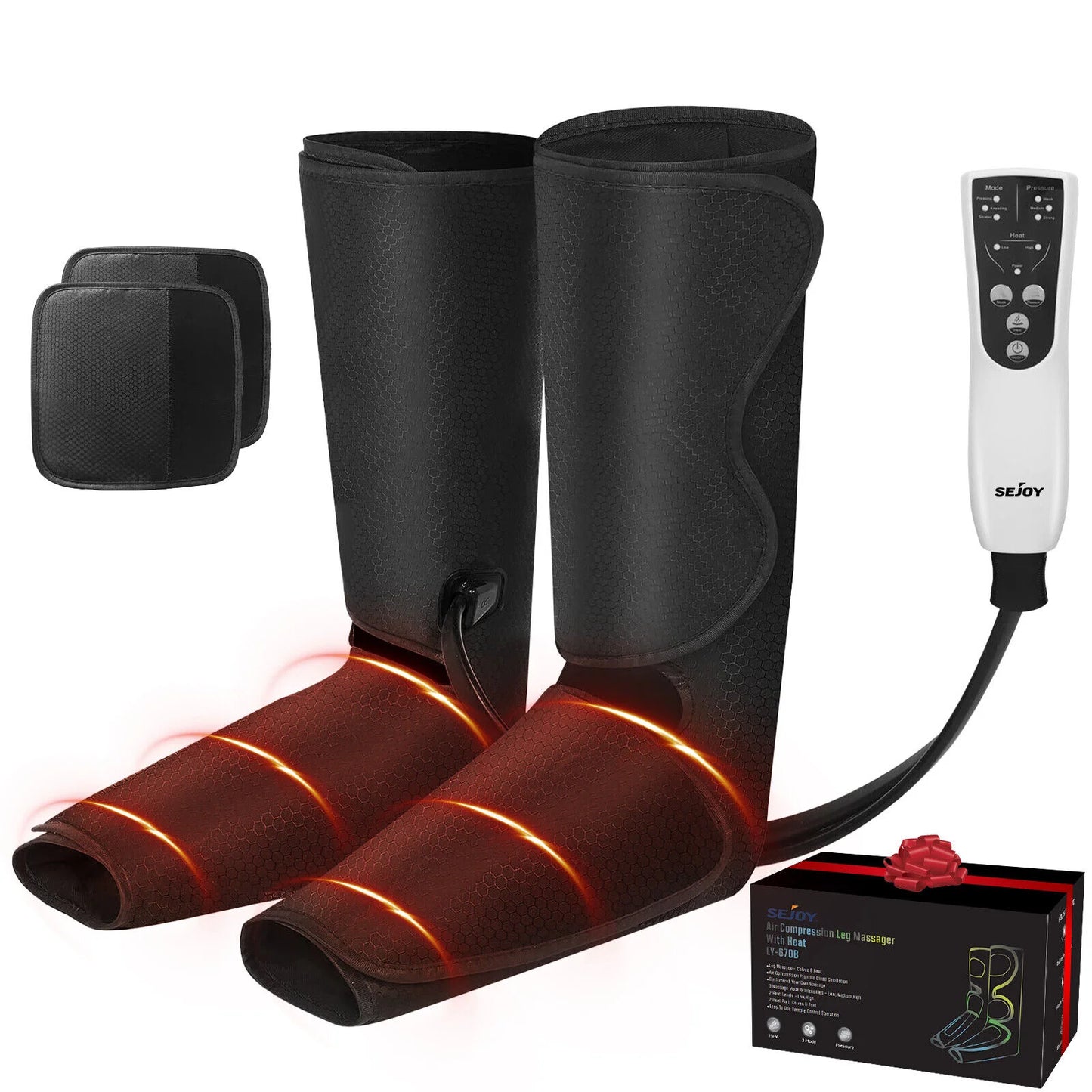 Sejoy Rechargable Neck Massager with Heat Air Compression
