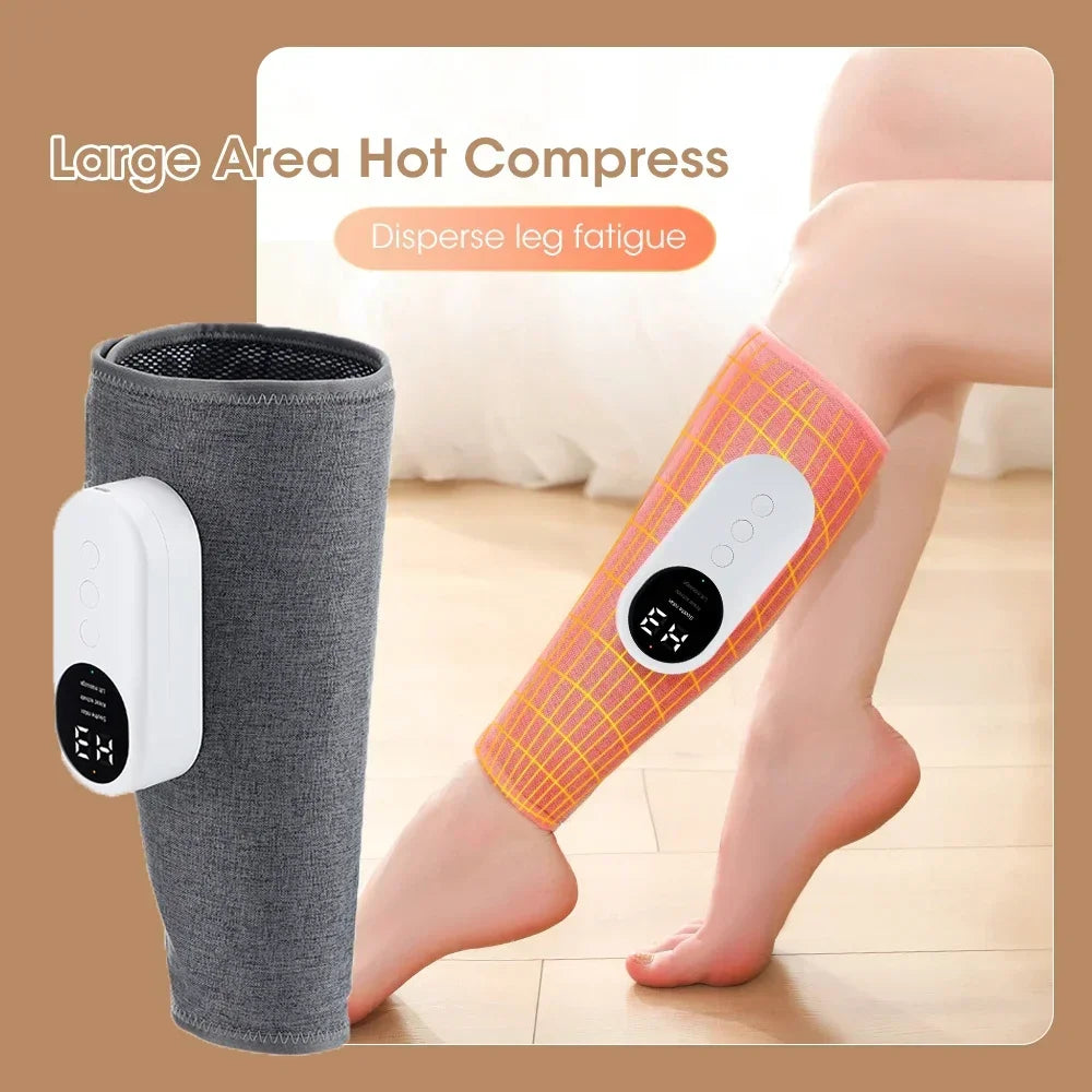 Eletric Calf Massager 360 Degree Air Pressure Heated Kneading