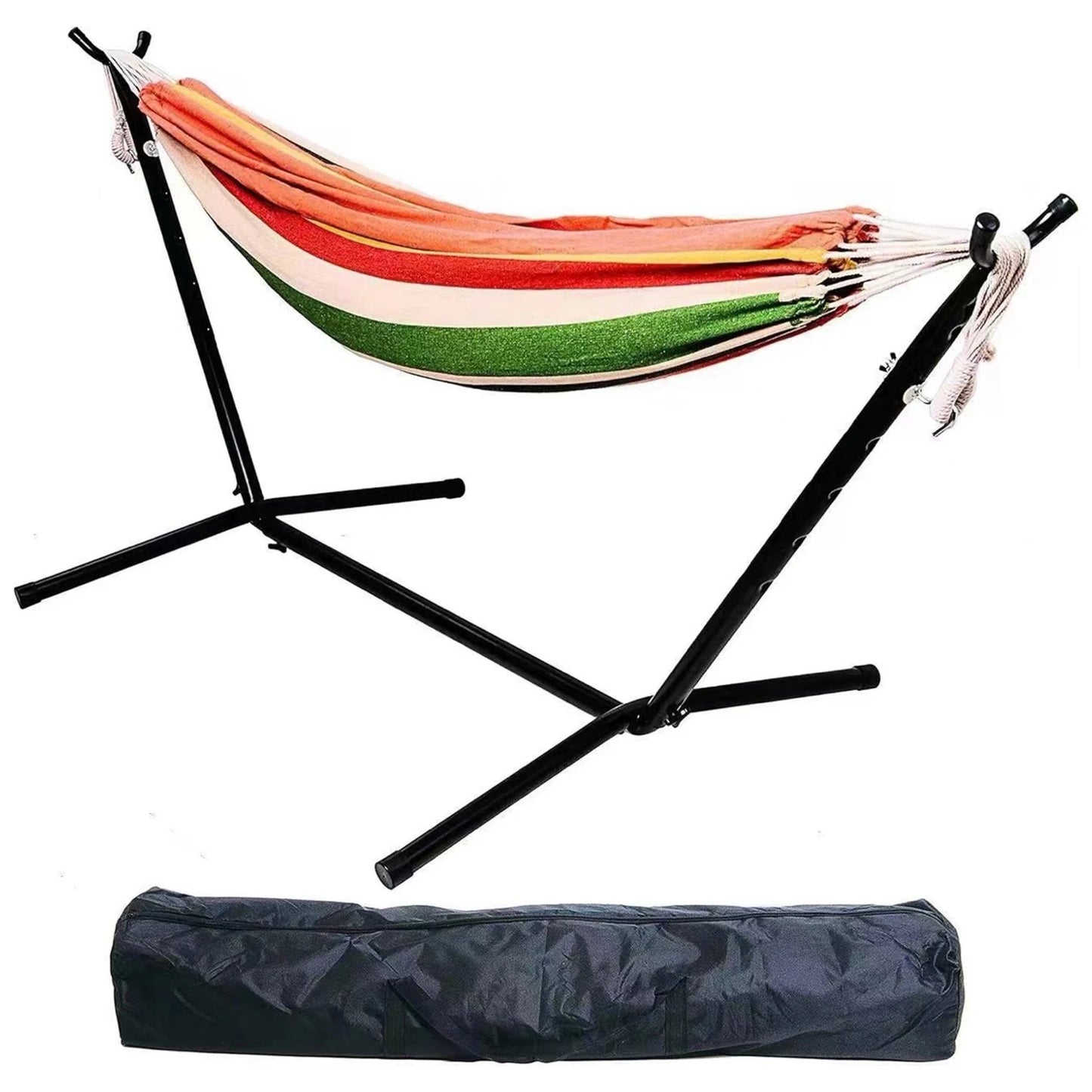Double Hammock Stand 2-People Set with Carrying Bag