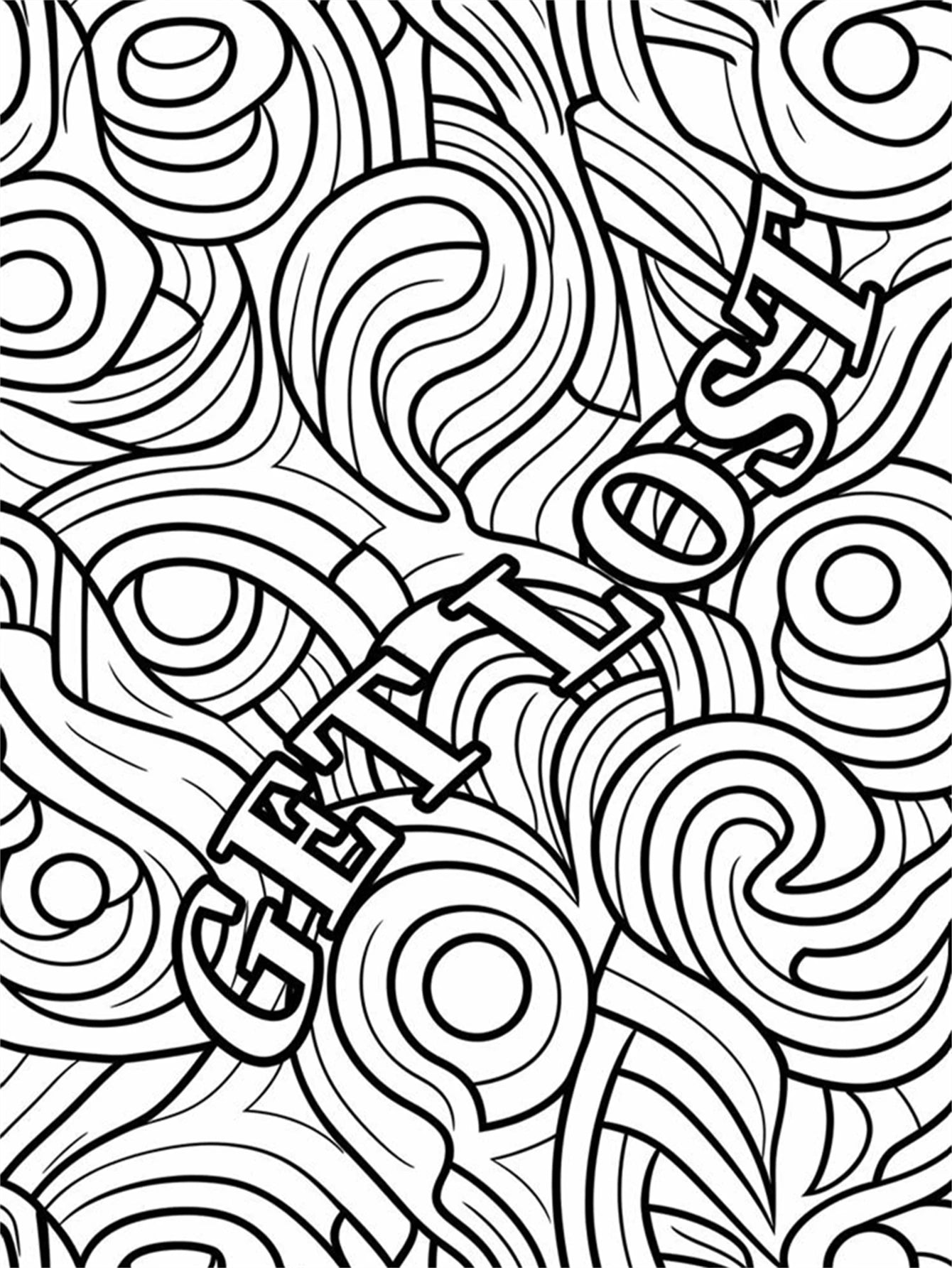 1pc Positive Thoughts Art Coloring Book Gift For Holidays