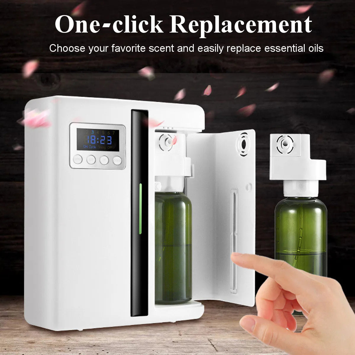 160ml Waterless Scent Diffuser Bluetooth Wall-Mounted Fragrance Machine