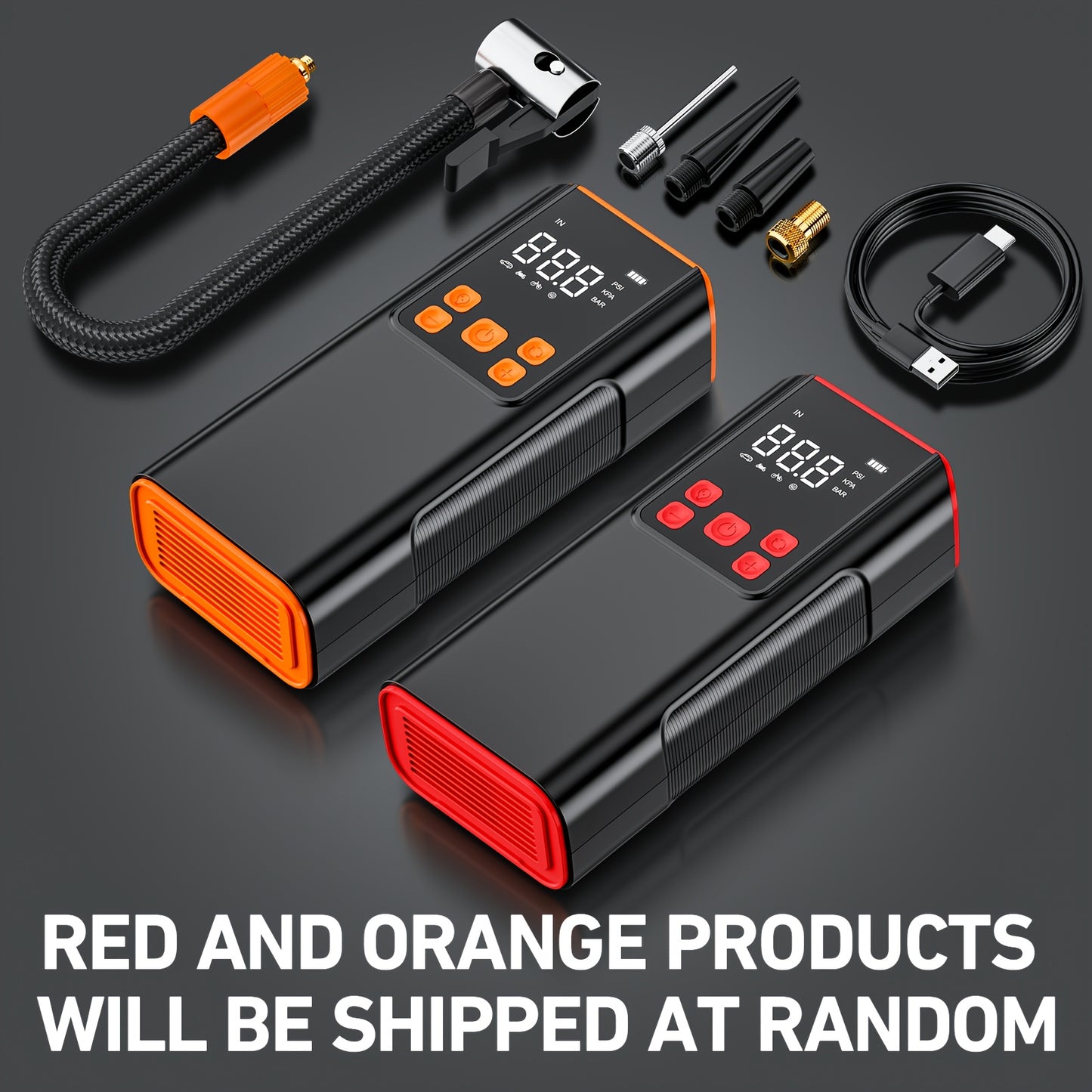Portable Air Compressor - 150PSI Tire Inflator with Pressure Gauge