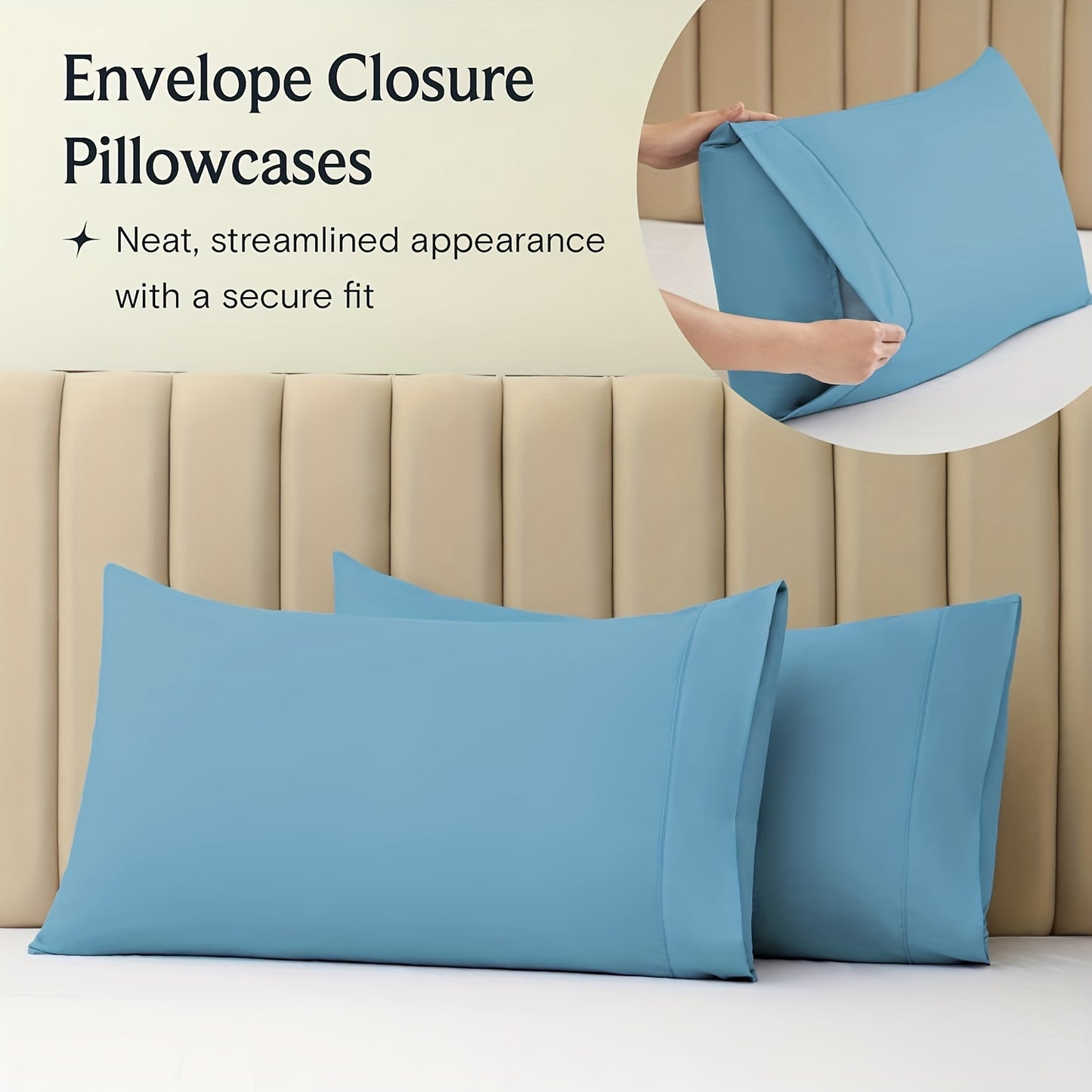6 Piece Luxury Cooling Sheet Set with Fitted and Flat Sheets