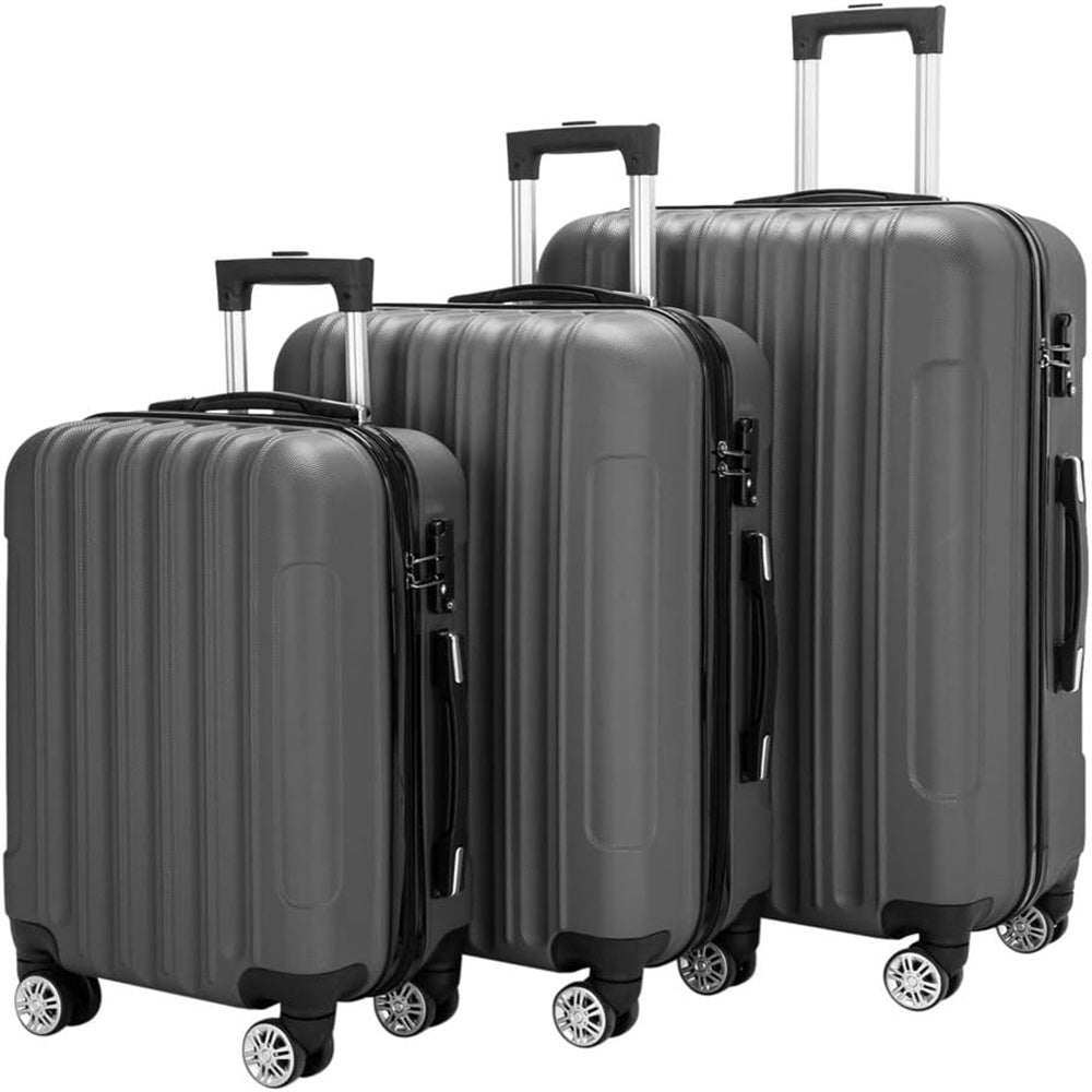 3In1 Set Includes 20-Inch, 24-Inch, 28-Inch Luggage with Scratch-Resistant MateriaL