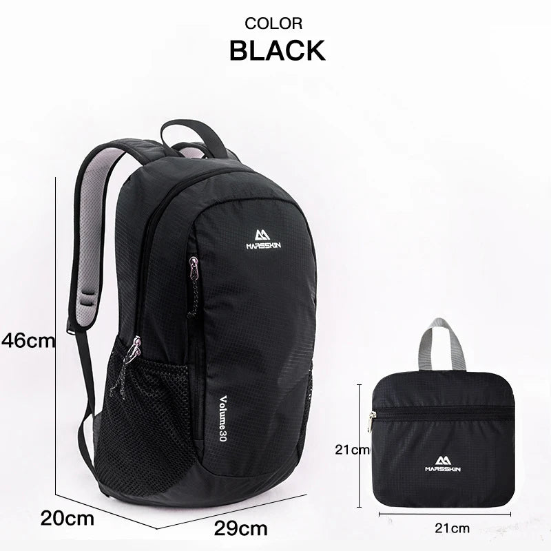 Portable Waterproof Outdoor Camping Backpack - 30L Capacity