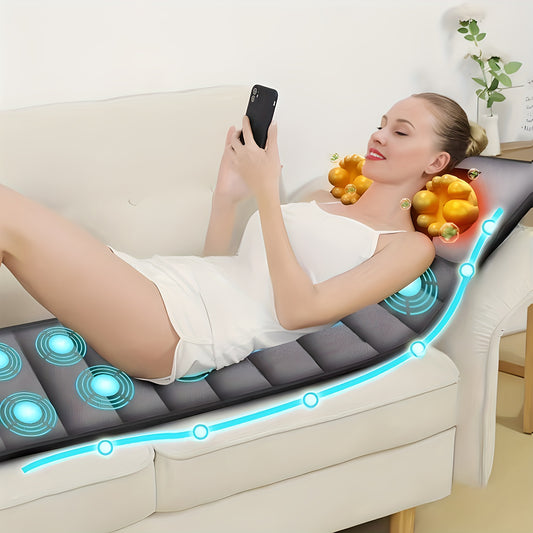 Full Body Massage Mattress with Shiatsu Massage and Hot Compress