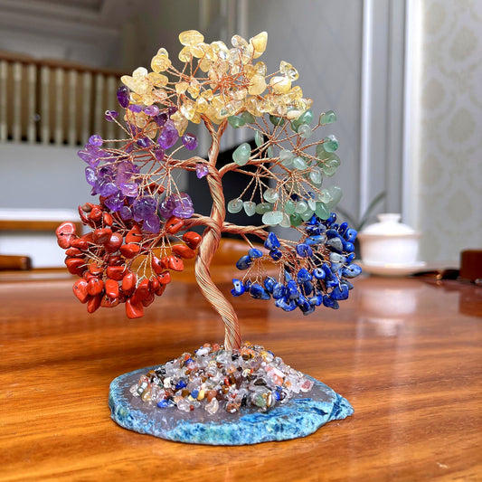 Seven Chakras Gem Tree Crystal Tree of life