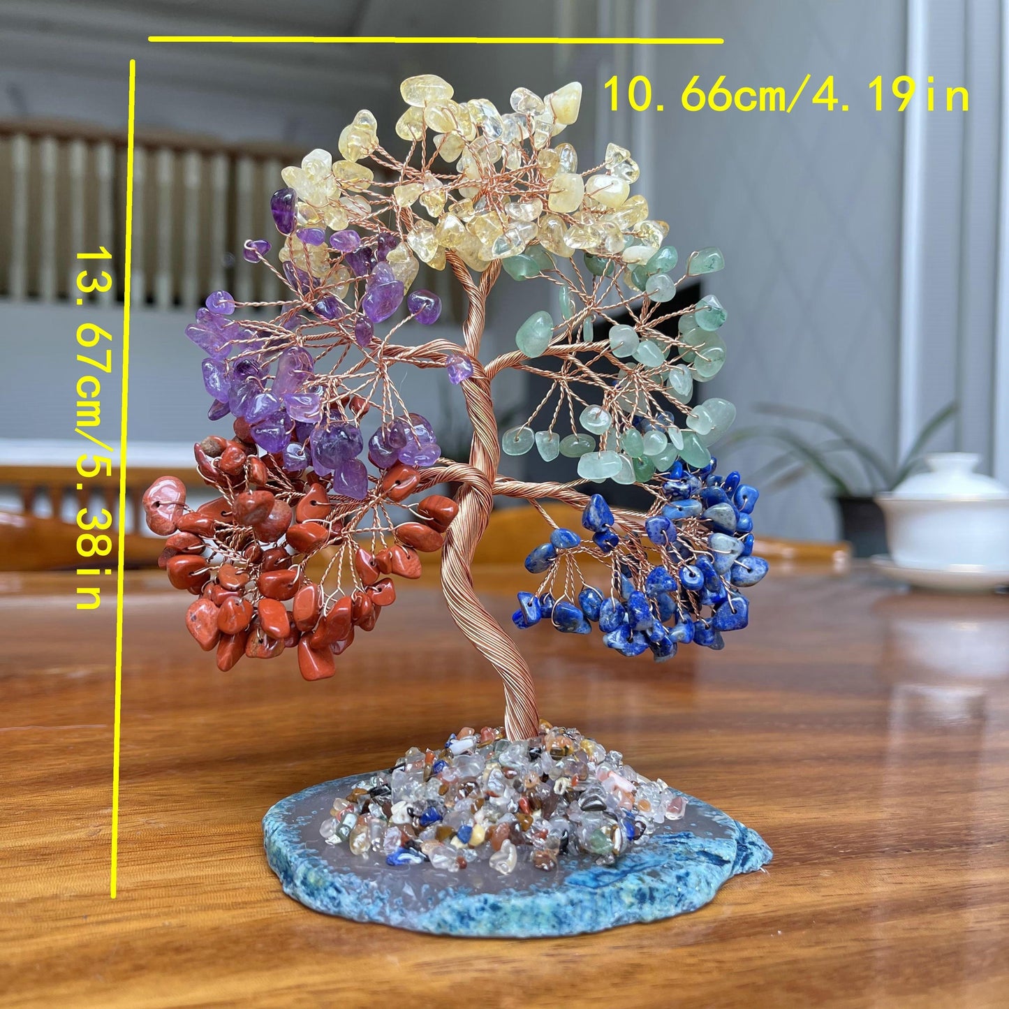 Seven Chakras Gem Tree Crystal Tree of life