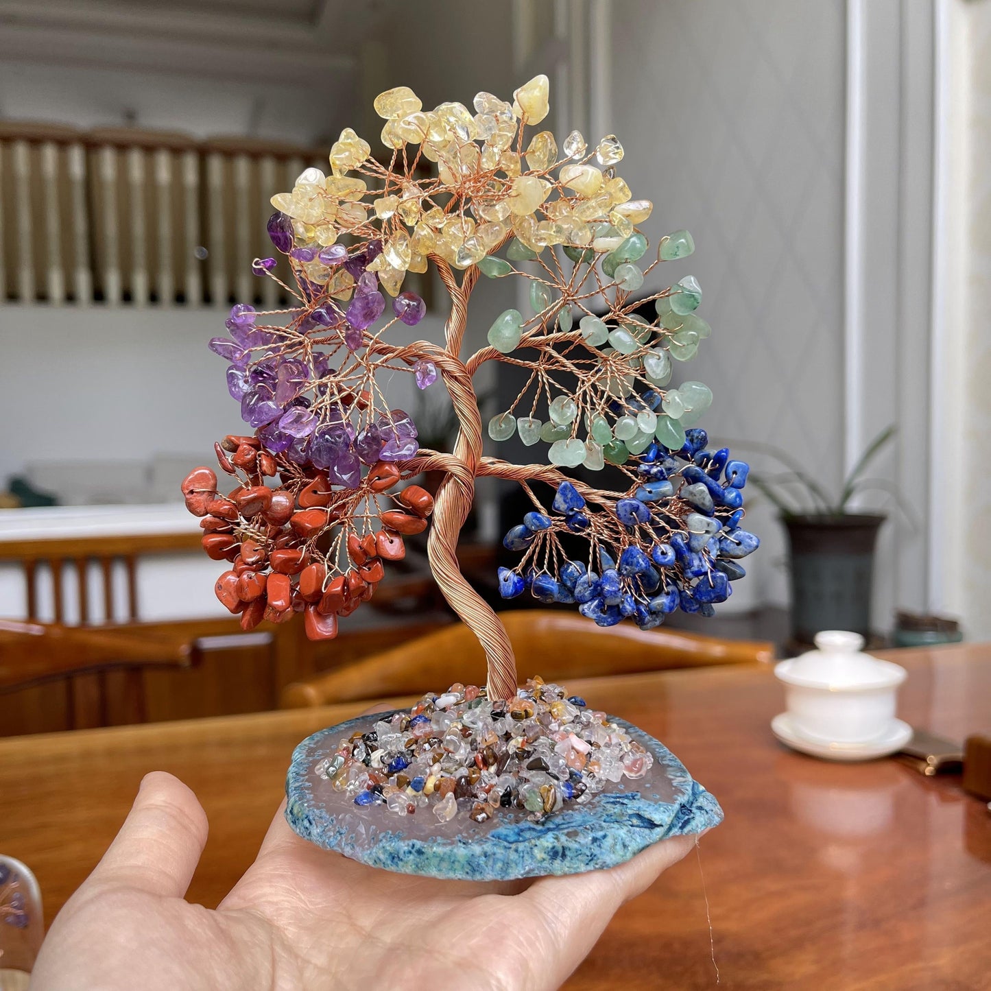 Seven Chakras Gem Tree Crystal Tree of life