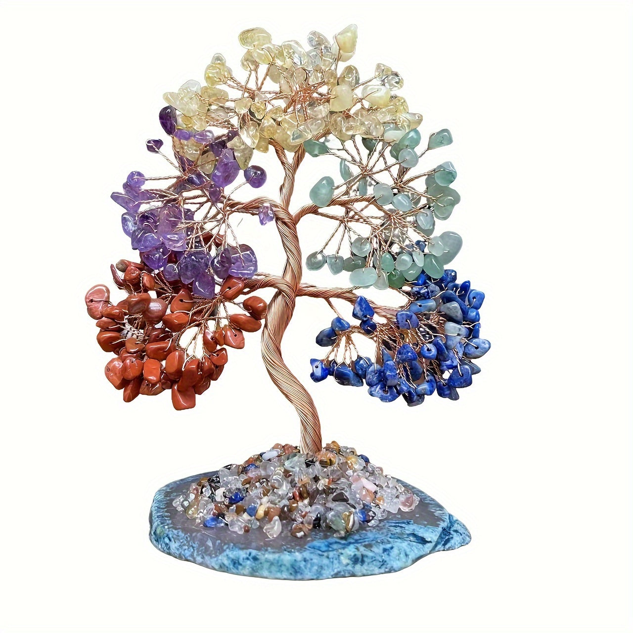 Seven Chakras Gem Tree Crystal Tree of life