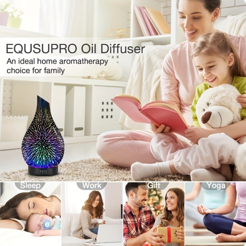 Essential Oil Diffuser Aromatherapy Diffuser Silver 4 Oz