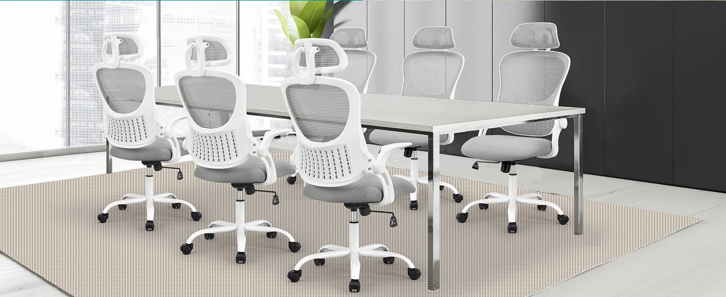 JHK Mesh Ergonomic Office Desk Chair Adjustable Headrests
