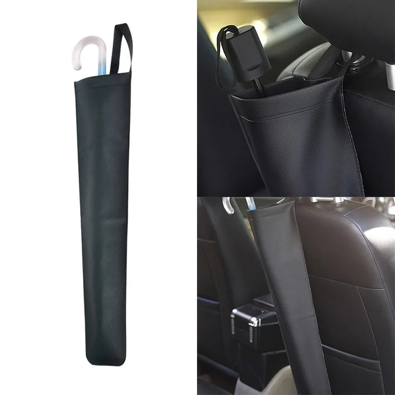 Universal Car Umbrella Storage Bag, Waterproof Seat Back Organizer