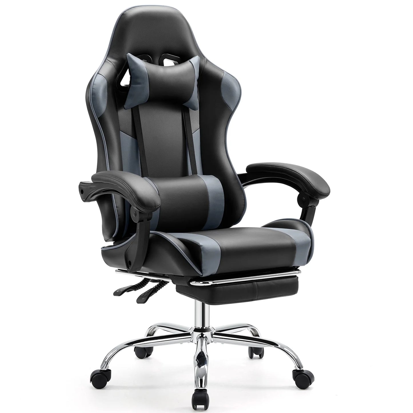 JHK Ergonomic Racing Gaming Chair Adjustable Swivel PU Leather