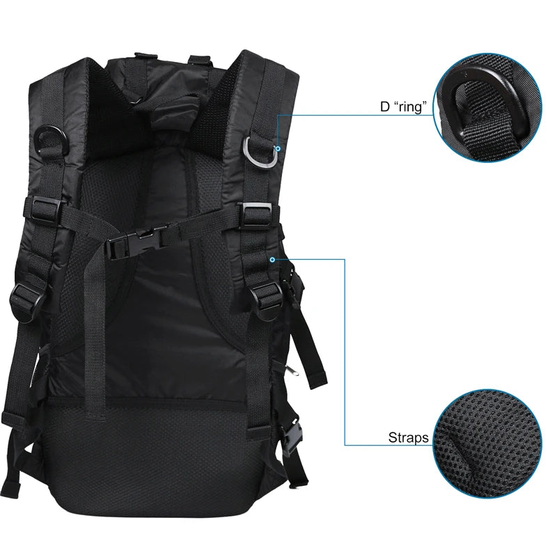 Travel Hiking Backpack Waterproof Lightweight Outdoor Sport