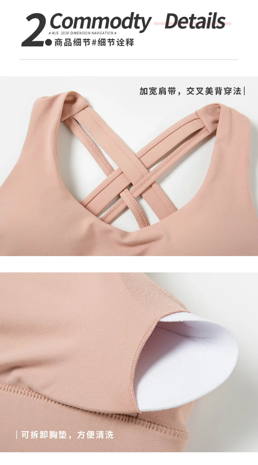Gym Push Up Bra Women Sports Bra Back Closure High Impact Workout Sport Top Crop Fitness Wear for Yoga Gym Brassiere Sportswear