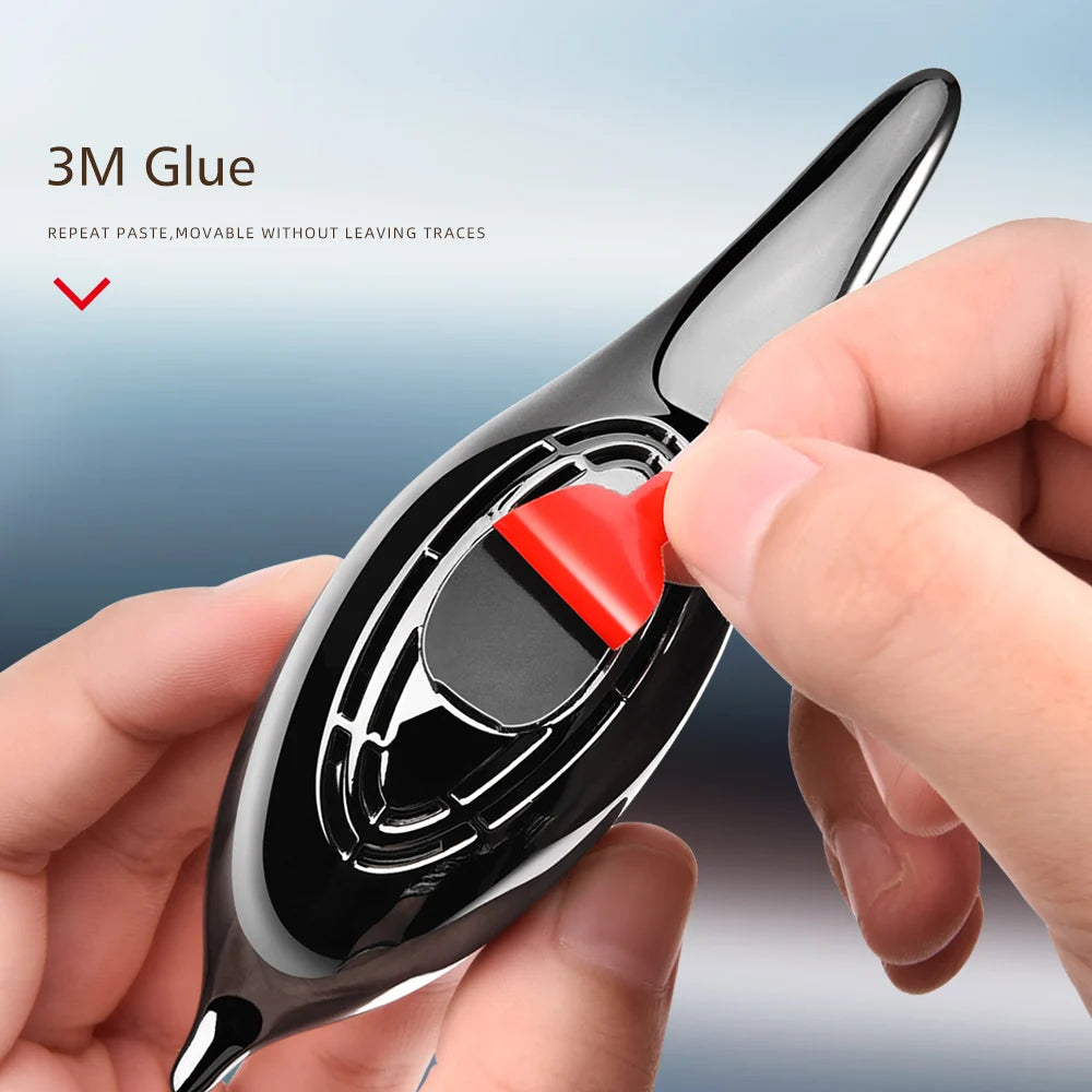 Car Air Freshener Lucky Bird Aromatherapy Diffuser Alloy Magnetic Cap Auto Interior Fragrance Air Purification Accessories