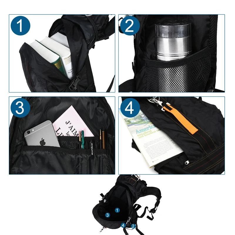 Travel Hiking Backpack Waterproof Lightweight Outdoor Sport