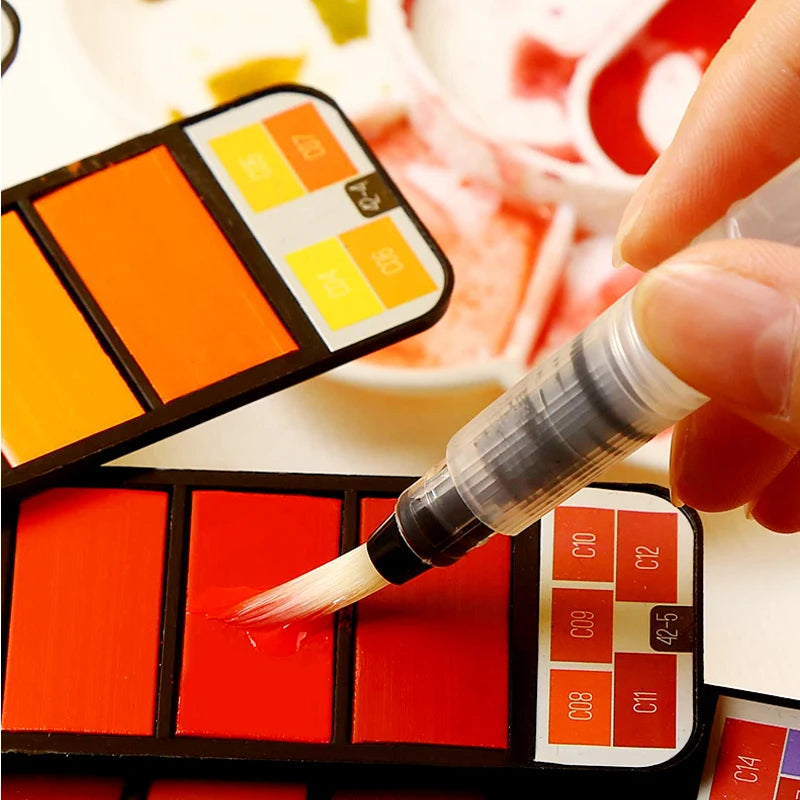Superior 25 Color Solid Watercolor Paint Set