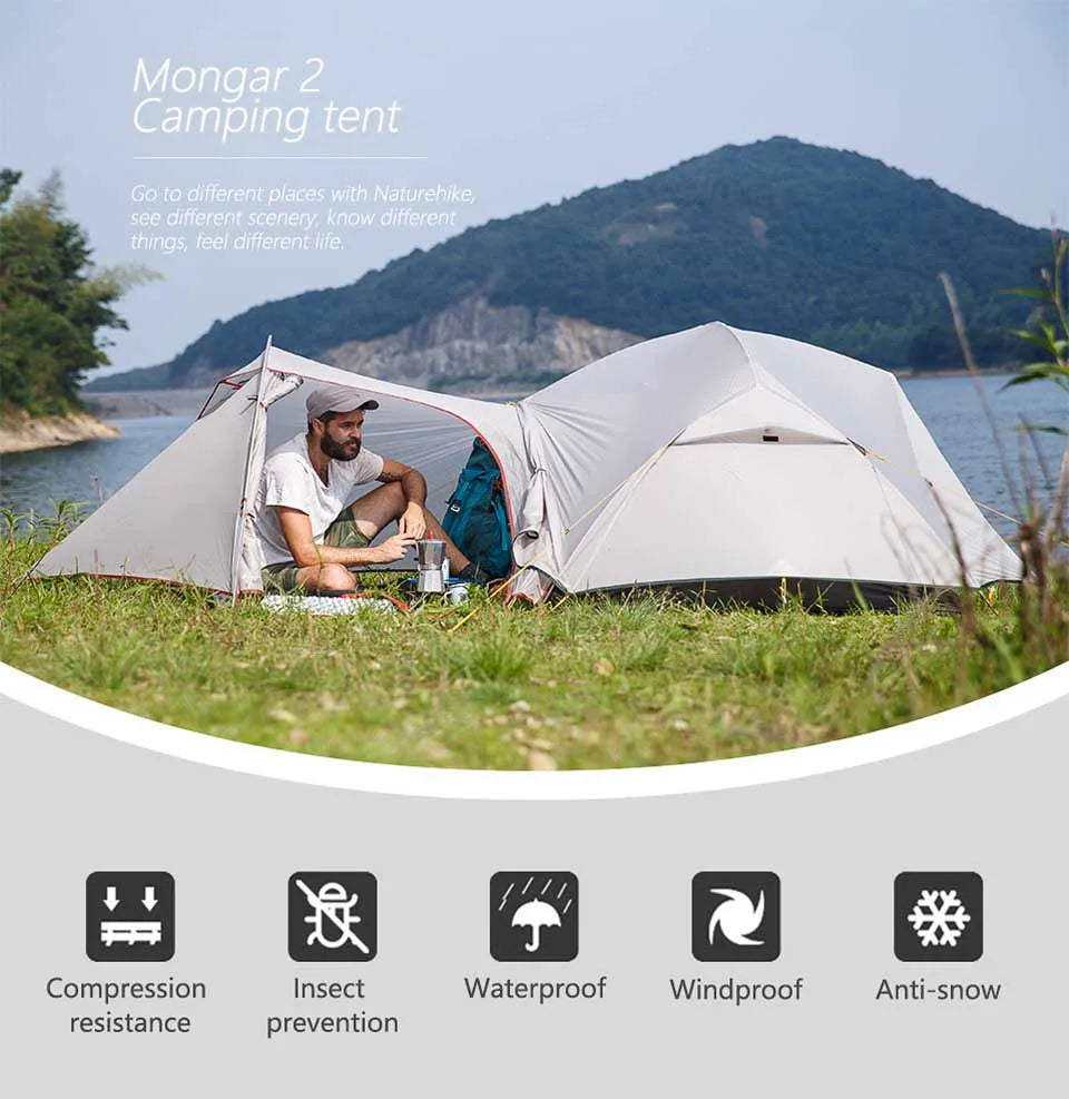 2 Tent 2 Person Backpacking Tent Waterproof