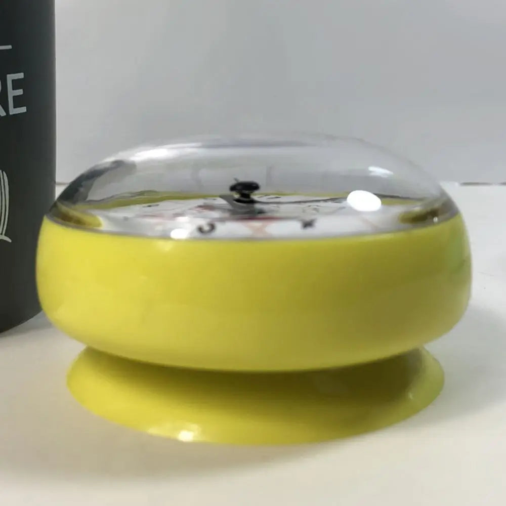 Mini Sucker Wall Clock Bathroom Anti-Fog Waterproof 7cm