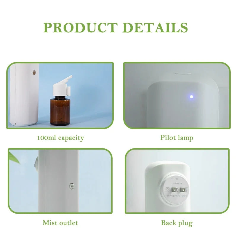Namste Coverage 300m³ Aromatherapy Diffuser Bluetooth Home Air Purifier Wall Mounted Electric Fragrance Machine