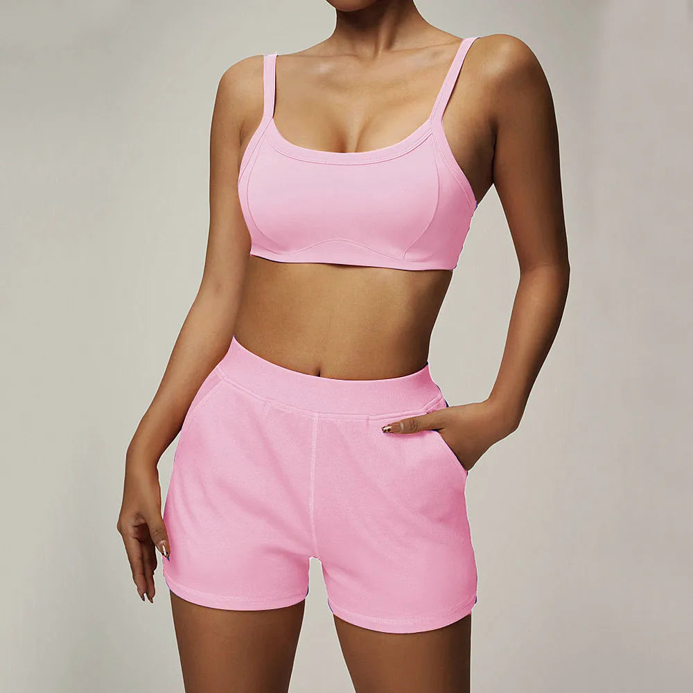 1/2PCS Loose Sweatshirt Yoga Set Gym Clothes Women Fitness