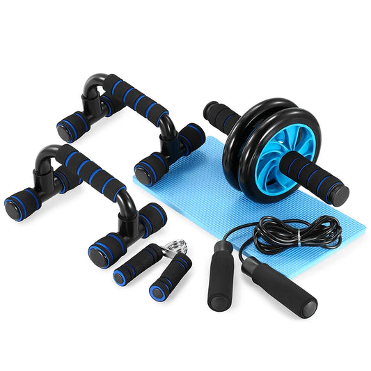 Healthy Abdominal Wheel 5-piece Fitness Equipment Set