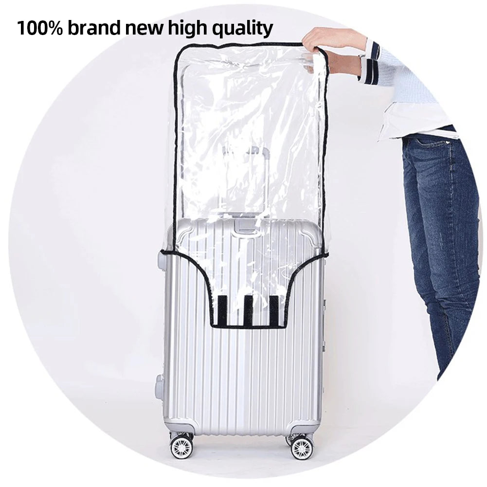 20-30inch Clear Suitcase Cover Protector for Wheeled Luggage
