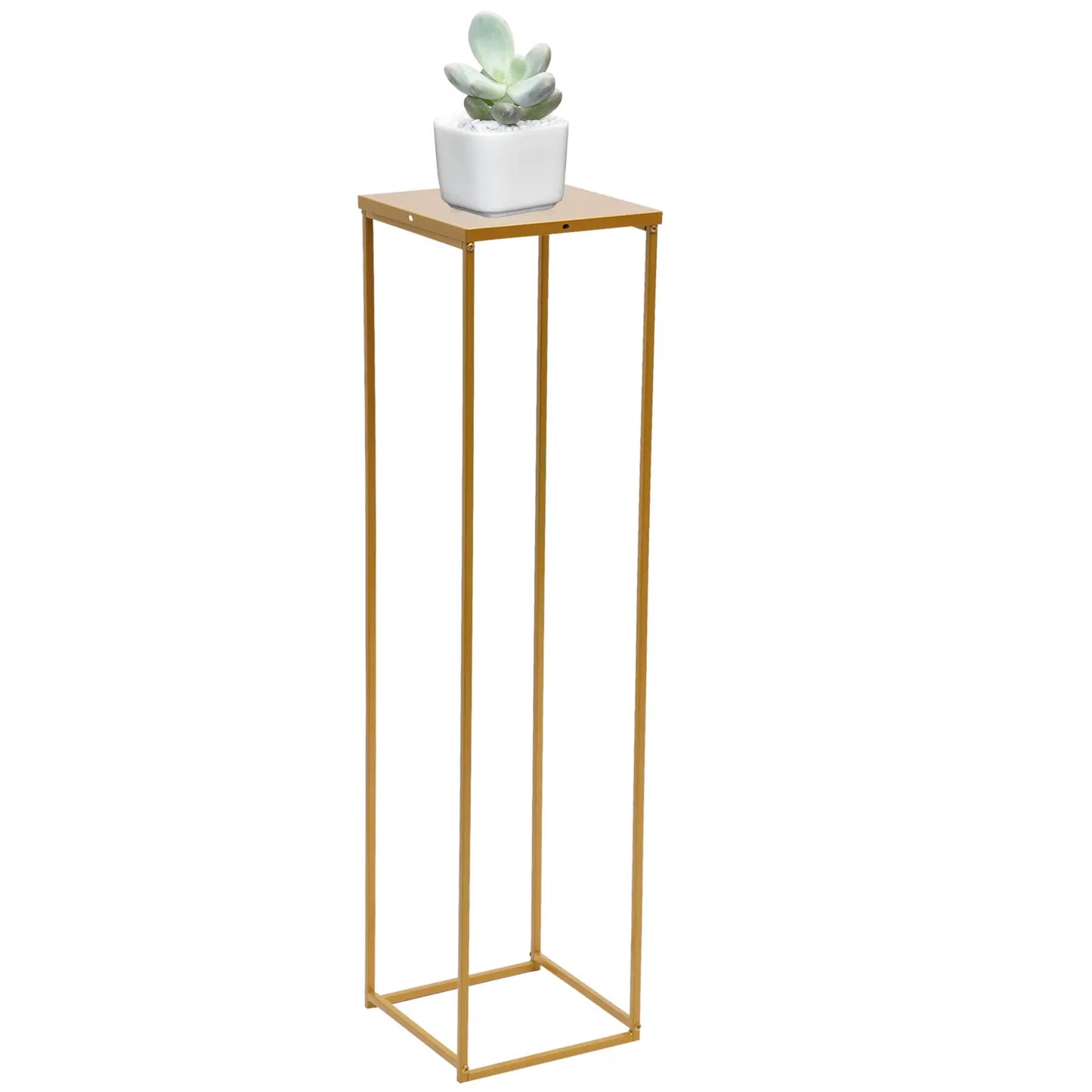 100/70CM Metal Wedding Flower Stand Floor Vase Geometric Centerpieces