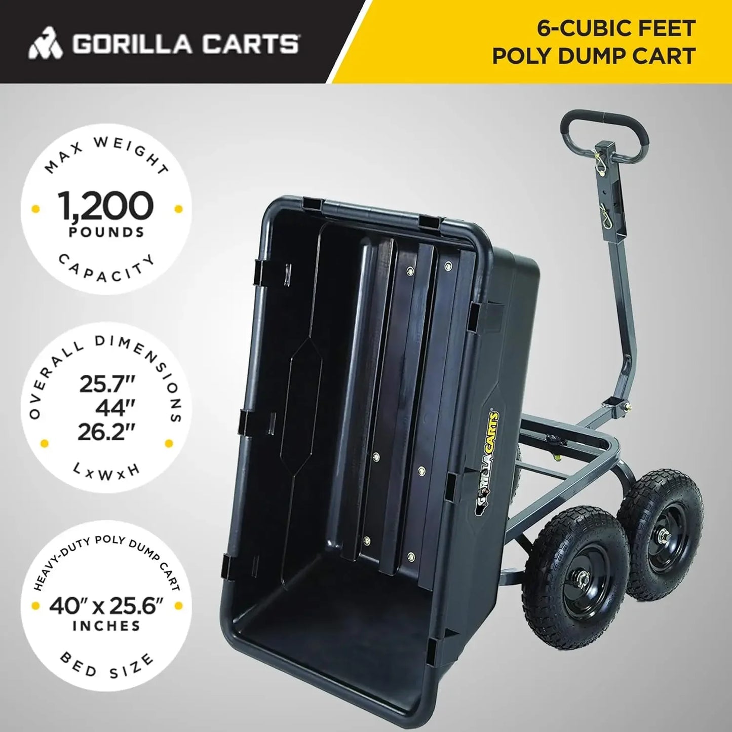 Lawn and Garden Wagon, 1,200 Lb