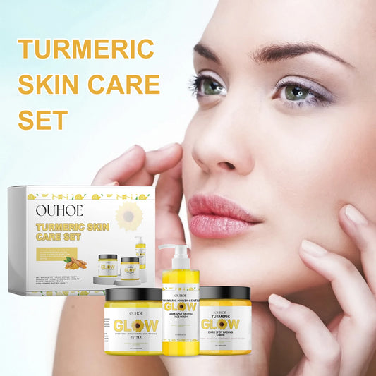 Turmeric facial skincare set