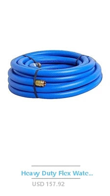 Flat Soaker Hose Garden 100ft 2Pack Cloth Efficient Watering Drip Hoses