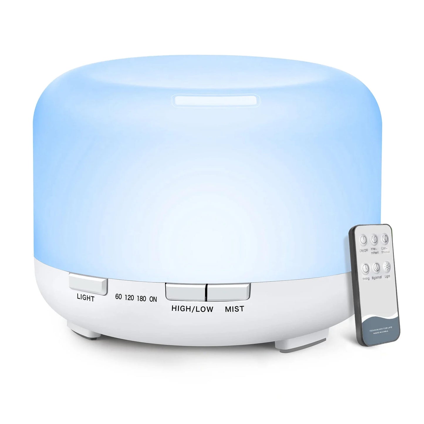 500ML Aromatherapy Oil Diffuser Essential Oil Aroma Diffuser Humidifier for Home Office