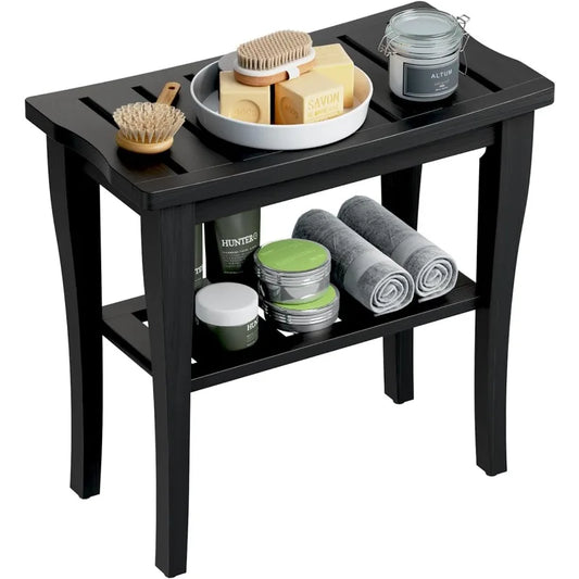 Bamboo  2-Tier Shower Bench