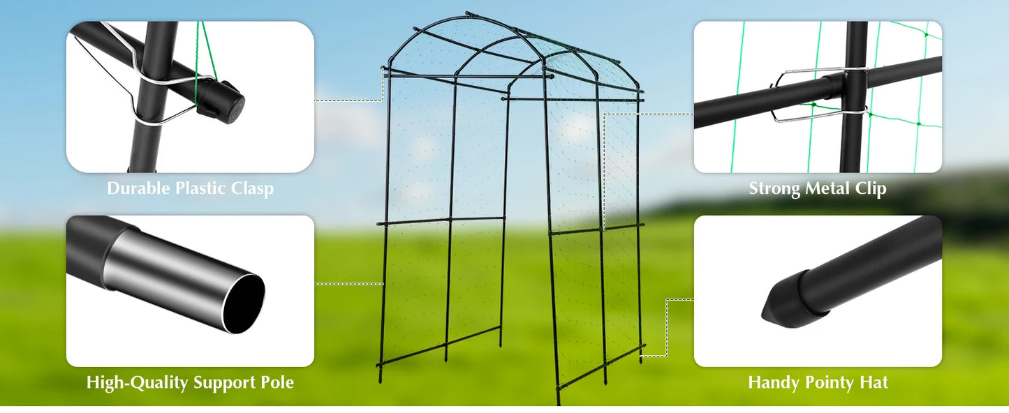 Garden Arch Trellis For Climbing Plants And Vines Decor