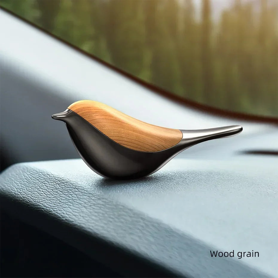 Car Air Freshener Lucky Bird Aromatherapy Diffuser Alloy Magnetic Cap Auto Interior Fragrance Air Purification Accessories