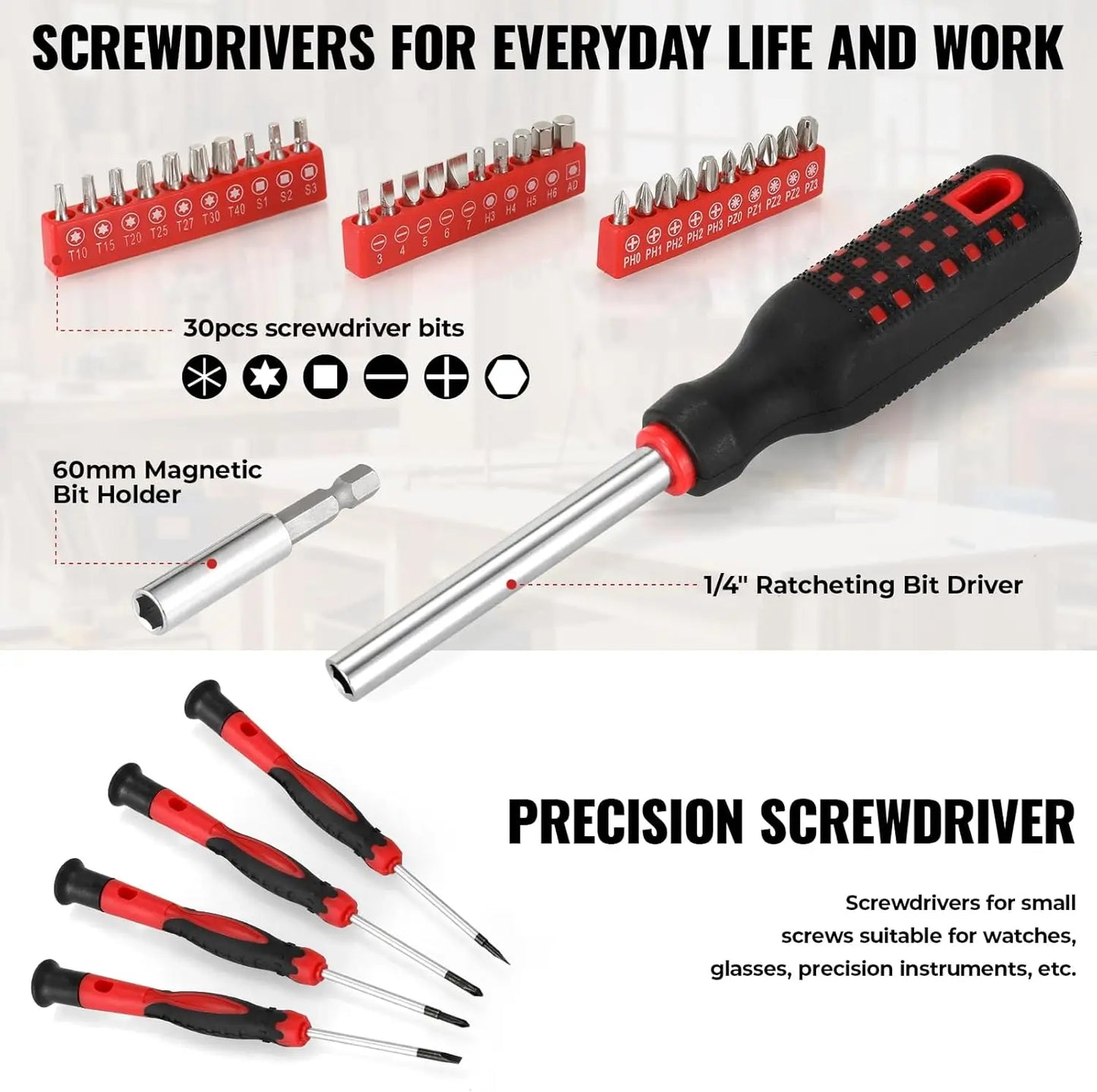 218PCs Complete Household Tool Set