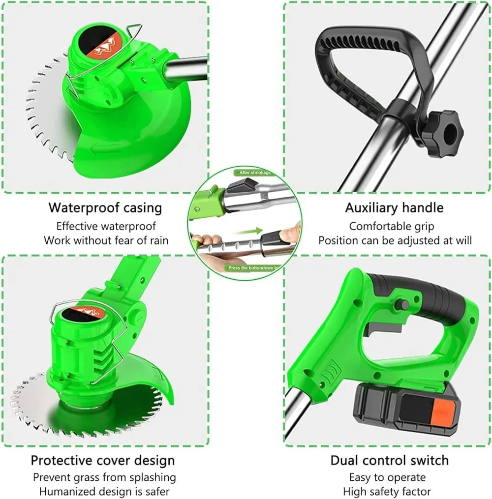 Battery Powered 24v Weed Wacker 3-in-1