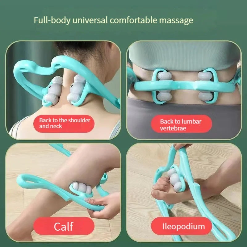 Neck Massager Pain Relief Deep Tissue 360 Degree Neckbud