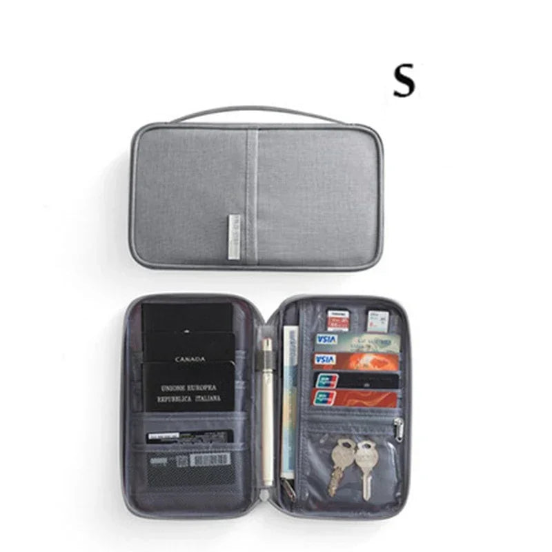 Women Multi-Function Waterproof Travel Passport Holder Cover