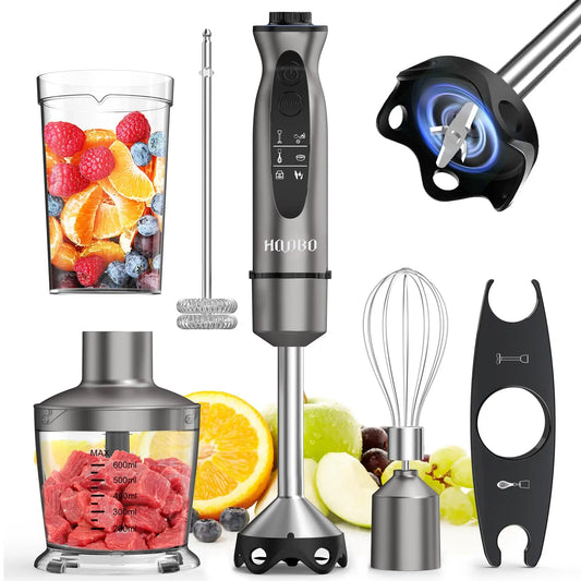1000 Watt Powerful Handheld Immersion Blender For Smoothies