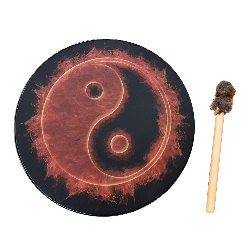 Handmade Fashion Alchemical Moon Drum  Sound Healing Tool for Spiritual Music Meditation