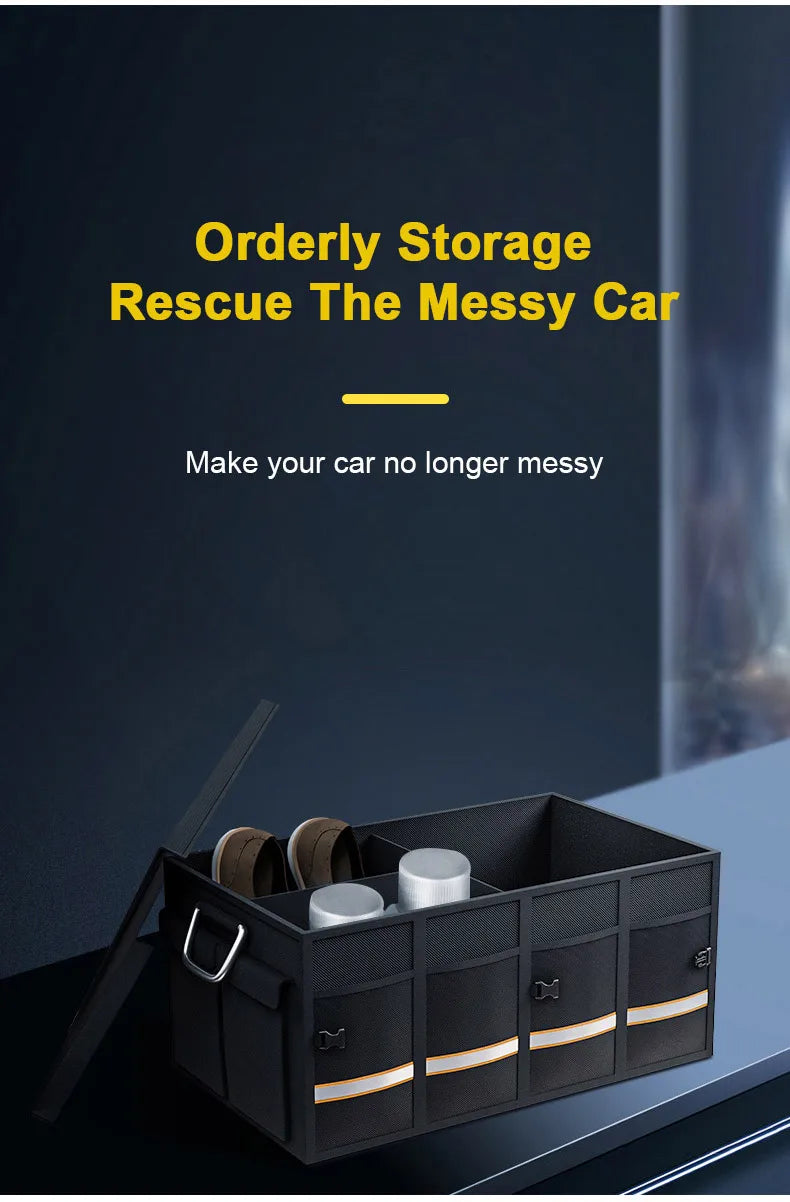 Car Trunk Storage Box Portable Multipurpose Folding Organizer