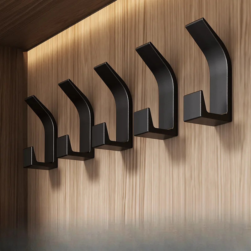 5pcs Adhesive Hooks For Walls - No-Drill
