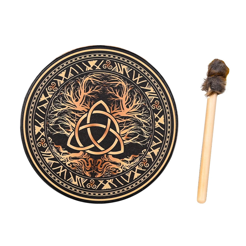 Handmade Fashion Alchemical Moon Drum  Sound Healing Tool for Spiritual Music Meditation