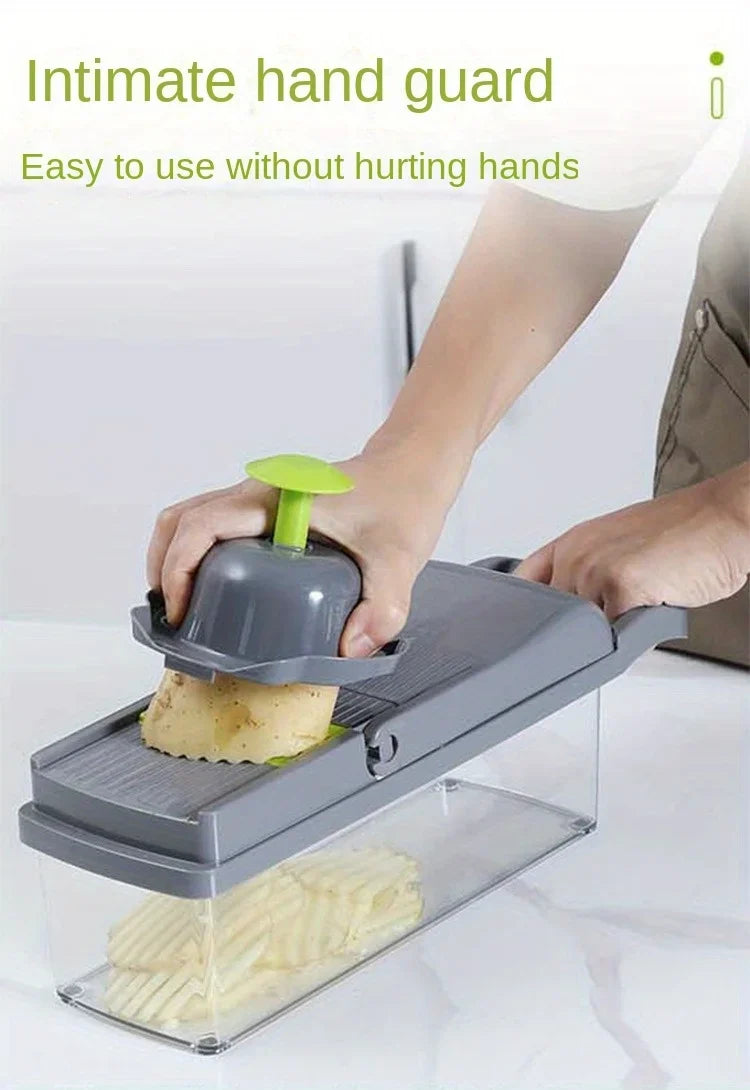 15 Piece Set of Household Multifunctional Vegetable Slicer